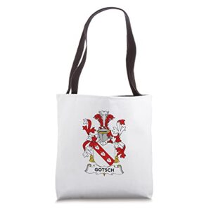 gotsch coat of arms – family crest tote bag