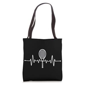 tennis heartbeat | tennis player tennis tote bag