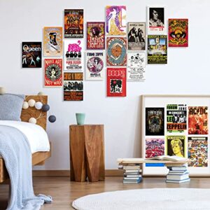 Album Covers Vintage Rock Wall Collage Kit Aesthetic Pictures 50 Pcs ,70s 80s 90sVintage Poster Room Decor, Music Posters for Room Aesthetic,4x6'' Photo Printed Wall Decor,Teen Girls Room Decor