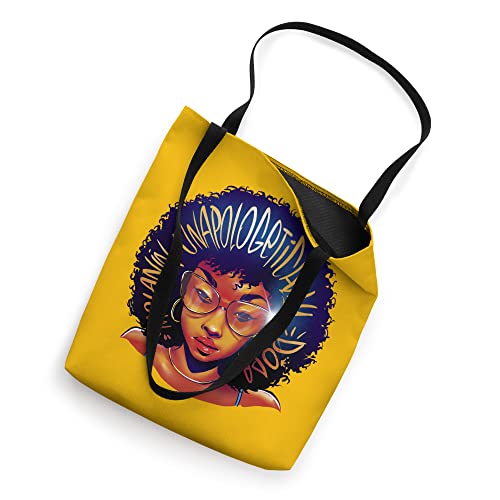 Unapologetically Dope Melanin Women Juneteenth Black History Tote Bag