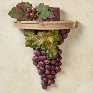 touch of class sangria grape harvest wall shelf