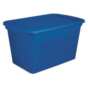 mdmprint blue storage tote 30 1/2 in x 20 1/4 in x 17 1/8 in h, 1 pk