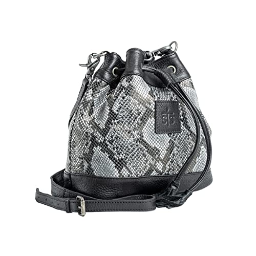 STS Ranchwear Women's Casual Everyday Multifunctional Santana Collection Bucket Bag with Adjustable Strap, Gray