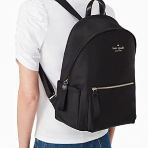 Kate Spade New York Chelsea Large Nylon Fashion Adult Backpack, Black, One Size