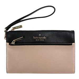 Kate Spade Medium Saffiano Leather Wristlet (Warm beige)