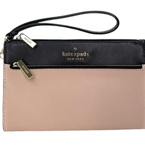 Kate Spade Medium Saffiano Leather Wristlet (Warm beige)