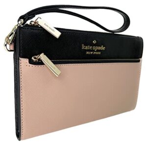 Kate Spade Medium Saffiano Leather Wristlet (Warm beige)