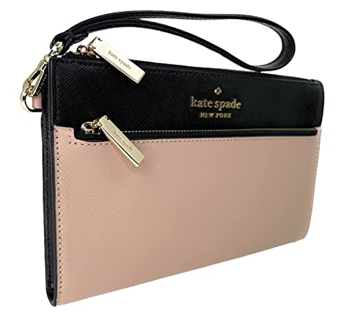 Kate Spade Medium Saffiano Leather Wristlet (Warm beige)