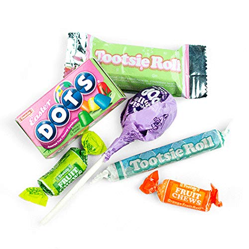 Tootsie Roll Childs Play Easter Basket Bulk Individually Wrapped Candy Assortment Mix in Resealable Bag, 24.48 oz