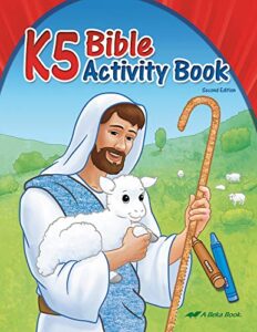 k5 bible activity book – abeka 5 year old kindergarten bible coloring and activity book