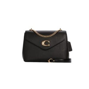 COACH Womens Tammie Shoulder Bag In Leather (IM/Black)