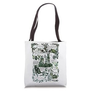 practical magic gardening witchcraft plant lovers gardeners tote bag