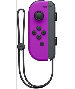 nintendo genuine switch joy con wireless controller neon purple (left)