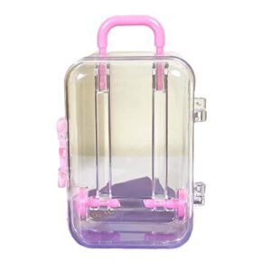 songbirdth storage container suitcase style storage container decorative easy grip unique plastic pink