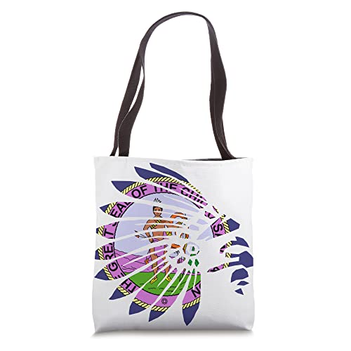 Chickasaw Nation | Indigenous | Native American Headdress Tote Bag