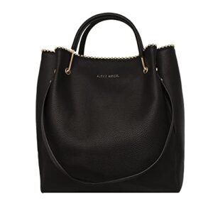 alexis bendel women’s vegan leather multi-style shopper tote handbag