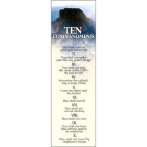 ten commandments mount sinai paper bookmarks – pkg. of 25