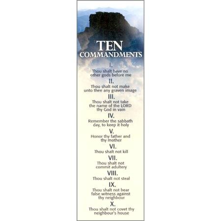 Ten Commandments Mount Sinai Paper Bookmarks - Pkg. of 25