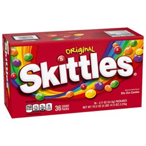 skittles original candy 2.17-ounce 36 individual packs