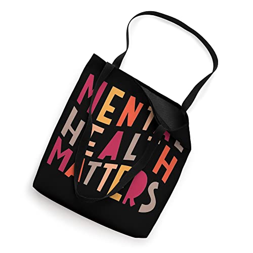 Inspirational Mental Health Matters Motivational Tote Bag