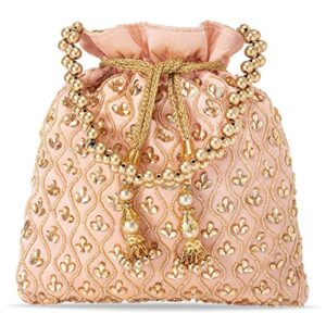 aheli indian potli bags for women evening bag clutch ethnic bride purse with drawstring