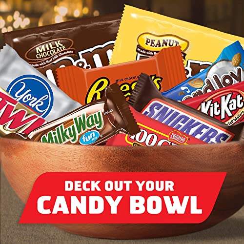 Bundle of Bulk Chocolate Candy Variety Pack, 5lbs Assorted Chocolate Treats in Gift Snack Box, Individually Wrapped Snacks for Party Favors and Holiday Goodie Bags