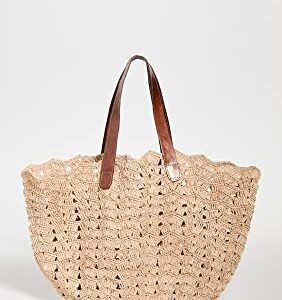 Mar Y Sol Women's Paros Tote Bag, Natural, Tan, One Size