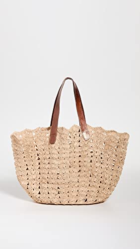 Mar Y Sol Women's Paros Tote Bag, Natural, Tan, One Size