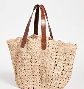 Mar Y Sol Women's Paros Tote Bag, Natural, Tan, One Size