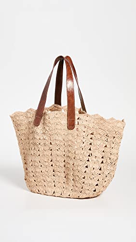 Mar Y Sol Women's Paros Tote Bag, Natural, Tan, One Size