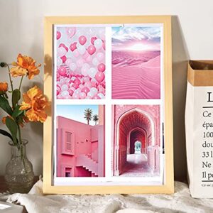 BOPART 70pcs Wall Collage Kit Aesthetic Picures, Pink Room Decor Aesthetic Collage Picture Wall Decor for Teen Girls Room Bedroom Dorm (4x6 inch)