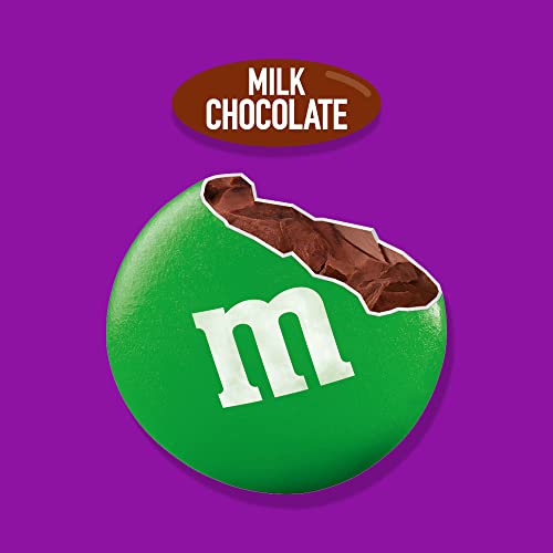 M&M's Limited Edition Milk Chocolate Candy featuring Purple Candy, Party Size 38 oz Bulk Resealable Bag Pack of 2