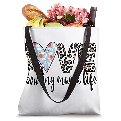 Bowling Mama Life Bowling Mom Of A Bowler Mother Tote Bag