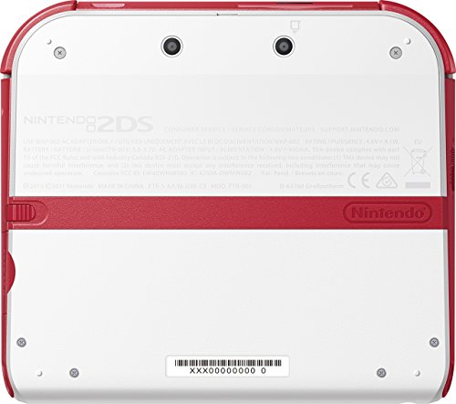 Nintendo 2DS - Scarlet Red / White (Renewed)