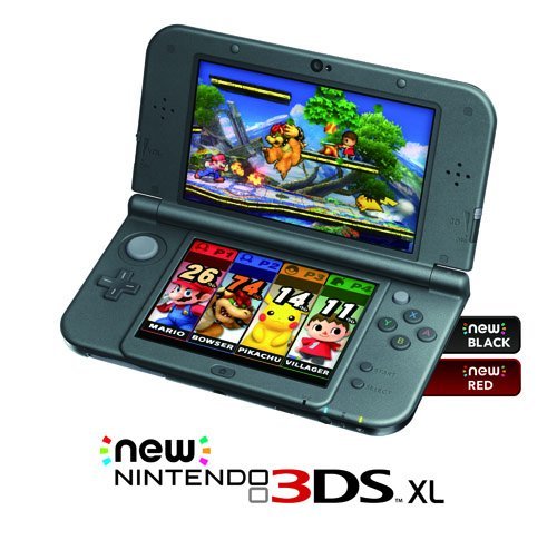 Nintendo New 3DS Xl - Red [Discontinued] (Renewed)