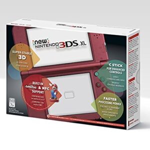 Nintendo New 3DS Xl - Red [Discontinued] (Renewed)