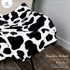 Cow Print Blanket, Ultra Soft Cow Blanket Throw, Cowhide Blanket. Cow Print Baby Blanket Cow Print Stuff Cow Blanket. Bonus Socks Pair Included