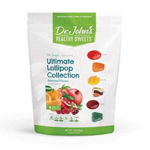 dr. john’s healthy sweets sugar-free ultimate collection lollipops (60 count, 1 lb)