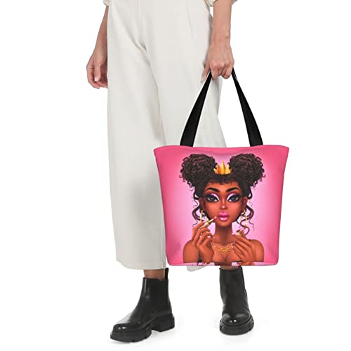 African American Woman Tote Bag Shoulder Bag Satchel Handbag For Women