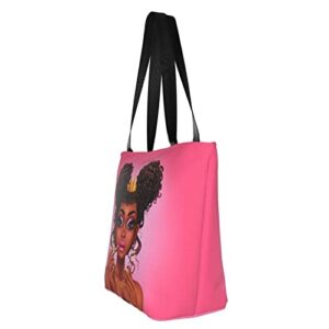 African American Woman Tote Bag Shoulder Bag Satchel Handbag For Women