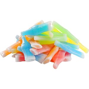 Wax Bottle Candy - 3 LB - Wax Candy Bottles With Juice - Easter Candies for Kids - Old School 90's Chewy Wax Candy Drinks - Bulk Candy