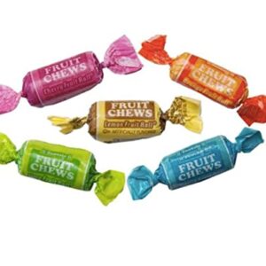 Tootsie Roll Fruit Chews 5-Flavor Individually Wrapped Bulk Multicolored Taffy Candy (5 Pound)