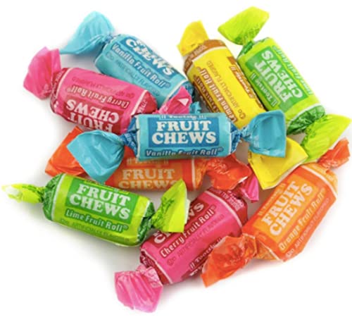 Tootsie Roll Fruit Chews 5-Flavor Individually Wrapped Bulk Multicolored Taffy Candy (5 Pound)