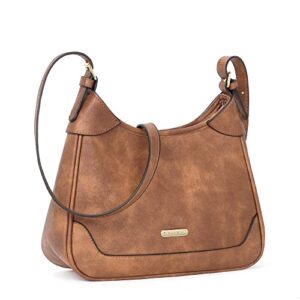 CLUCI Crossbody Bags for Women Leather Crossbody Purse Hobo Handbags Shoulder Bags Designer Crossover Fashion Travel