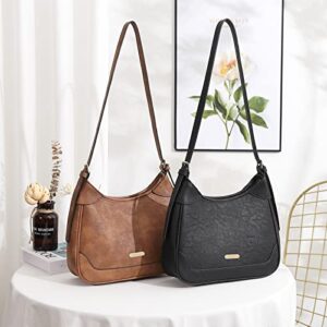 CLUCI Crossbody Bags for Women Leather Crossbody Purse Hobo Handbags Shoulder Bags Designer Crossover Fashion Travel