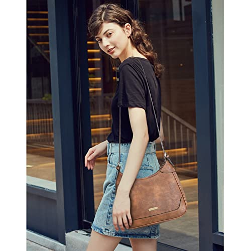 CLUCI Crossbody Bags for Women Leather Crossbody Purse Hobo Handbags Shoulder Bags Designer Crossover Fashion Travel