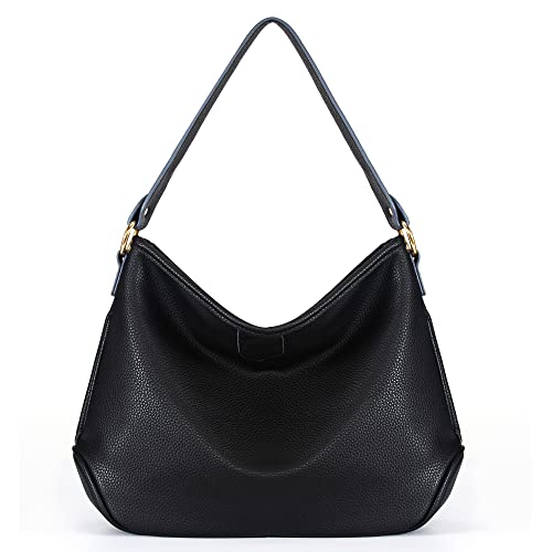 Montana West Hobo Bags for Women Tote Purses and Handbags Classic Simple Top Handle Shoulder Satchel Bags B2B-MWC-085BK