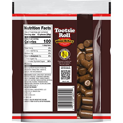 Tootsie Roll Regular Chewy Candy Roll Log Tootsie Roll 9 Oz - 0071720160511