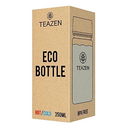 TEAZEN Eco Bottle-12oz 350ml, Reusable Drinking Water Bottle, Lightweight Leak-Proof Design-BPA Free- Wide Mouth & Easy to Clean (Classic)