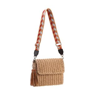 yxilee straw bag straw purses for women summer clutch crossbody shoulder bags for women small beach cell phone wallet purse handmade envelope